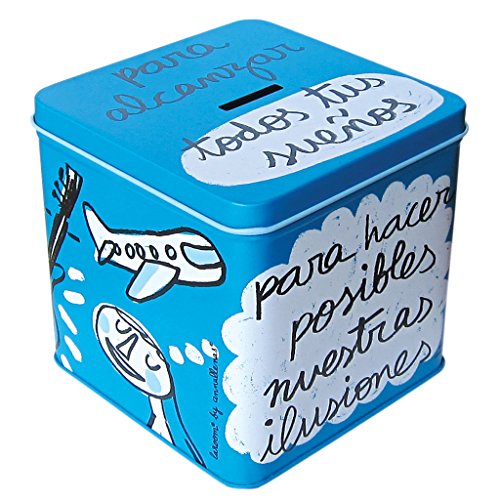 Laroom Hucha, Metal, Azul