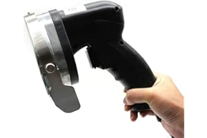 Bathrena Dönermesser, 80W Dönerschneider Kebabschneider Gyrosmesser Messer Döner Elektrisch Commercial für Alle Kebab-Maschinen, Gyros-Maschinen (Schwarz)