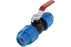 FENTEER Válvula de Paso Recta para Manguera Tubería Presión 60-90 PSI - Núcleo de Acero de 25 mm