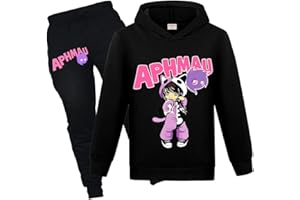 MOEYIQI Girls Hoodie Tracksuit Kids Sports Hoodies and Jogging Pants Clothing Set 1-13 Years
