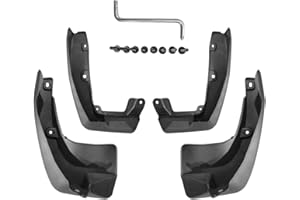 CStern Parafanghi Parafango Paraspruzzi Protettiva Protezione Antispruzzo Guardie Fango Anteriore & Posteriore Auto in Plastica ABS Nero 4 Pezzi per Honda CR-V CRV 5th 2017 2018 2019