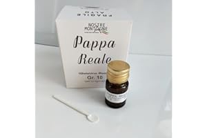 NOSTRE MONTAGNE PRODOTTI TIPICI VALLE D'AOSTA Pappa reale fresca e pura ottenuta da alveari italiani in vetro da 10g