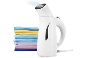 Zaxiva Dampfglätter für Kleidung 700W, Steamer Handheld Garment Steamer Fast Wrinkle Remover, 240ML Wassertank, Schnellheizung, Dampfbügeleisen für Zuhause und Reisegebrauch-Weiß