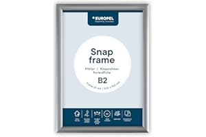 EUROPEL OPUS 2 355012 - Marco de aluminio con sistema Easy-Click, B2, 50 x 70 cm, 25 mm