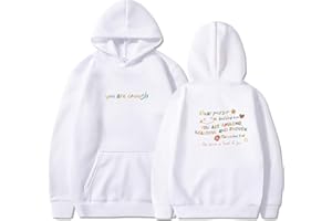 MRRTIME Dear Person Behind Me Sweatshirt, Hoodie, You Are Enough Sweatshirt Dear Person Behind me, The World is a Better Place with You in it, Are Enough, Hoodie Hooded Jacket