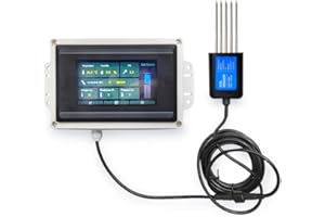 ARECAIOT Soil Moisture Temperature Humidity EC PH NPK Sensor 7 in 1 Rapid Soil tester meter