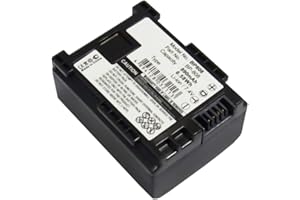 subtel® Batteria BP-807 BP-808 BP-809 BP-819 BP-827 compatibile con Canon FS100 FS200 Legria FS406 FS306 FS200 FS20 FS21 FS46 FS10 FS11 Vixia XA10 capacità 890mAh ricambio sostituzione battery