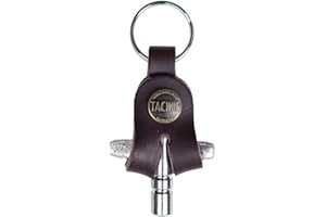 FAMRY Tackle Leather Drum Key - Mahogany