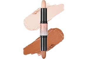 LOPHE Contour Stick Makijaż, Profesjonalny Makijaż Konturowy, Podwójna końcówka Kontur Podświetlanie Pałeczki Konturowy Tworzenie Trójwymiarowy Makijaż Pen Konturowy