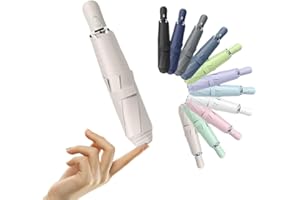 EKUW Mini Ultra-Lightweight Compact Portable Travel Folding Umbrella for Men Women Kids- UV Protection,Teflon Coating,Auto Open/Close, 6 Ribs, Sun Rain for Pocket, Handbag, Totes (Capsule-Shaped Handle)