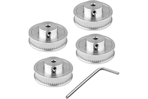 Euroharry 2 puleggia per cinghia dentata GT2, 60 denti, 5 mm, per stampante 3D GT2, cinghia dentata da 6 mm di larghezza