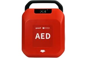 MEDX5 Primedic HeartSave Y Desfibrilador de primeros auxilios para aficionados y profesionales con descarga manual, 8 años de garantía del fabricante, Idioma: Inglés/Español