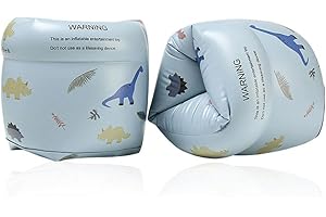 YOBOKO Aufblasbare Schwimmflügel zum Schwimmenlernen Schwimmtrainingsringe Schwimmarmband für Kinder Jungen Mädchen Erwachsene 2 Stück