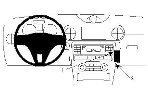 Brodit ProClip Support de fixation pour Benz SLK-Class 11 Noir