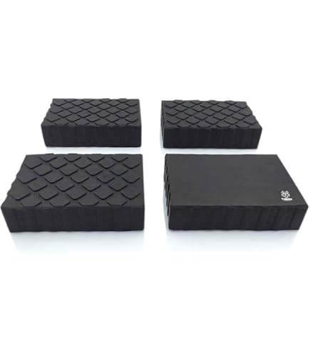 Set Di 4 Tamponi A Cuffia In Gomma Per Ponti Sollevatori - Diametro 140mm, Compatibili Con Ravaglioli Werther Omcn, Made In Italy