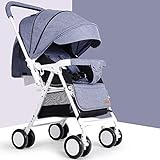 ★ Funktion: Der Sitz des Kinderwagens kann in drei stabilen Positionen eingestellt werden: liegend, halb liegend und sitzend, das System ist bequem und mit einer Hand verstellbar.