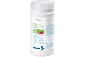 Schülke Mikrozid® Sensitive Wipes Jumbo Disinfectant Wipes Pack of 200 | Cleaning Wipes for Disinfecting Medical Devices and Surfaces | Ready to Use Without Alcohol | for Sensitive Products