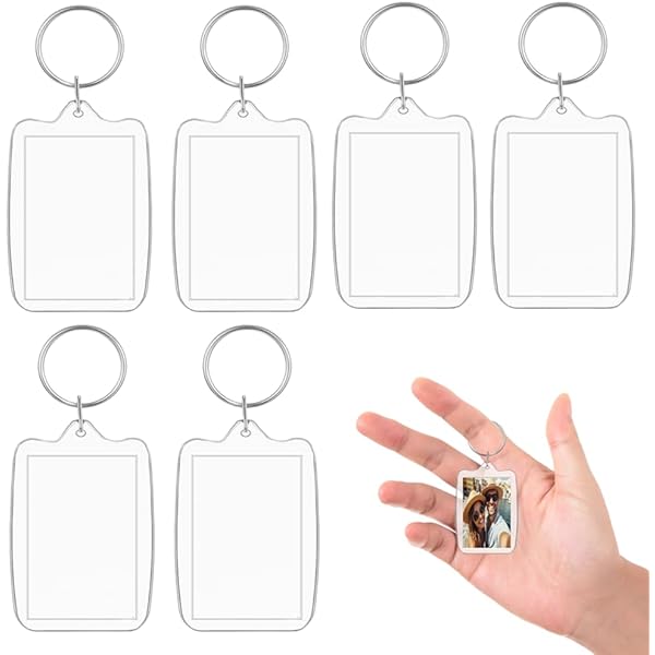 FRTAOOP 12 stuks magnetische mini-fotolijsten voor foto's 7 x 4,5 cm, helder acryl fotolijst voor koelkast, bruiloften en feesten