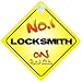 No.1 Locksmith on Board Novelty Car Sign New Job / Promotion / Novelty Gift / Present