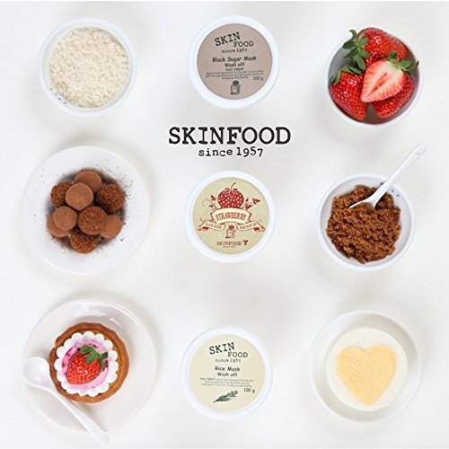 SKINFOOD Black Sugar Strawberry Mask Wash Off - 8
