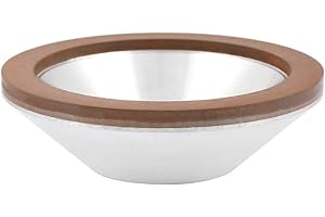LIEBEWH Tazza Diamantata, Tazza Concava Rivestita Tazza per Smerigliatrice Tazza per Svasatura 180 Disco Per Smerigliatrice per Metallo Duro 100mm per Lama In Lega Forma di Ciotola di Tungsteno