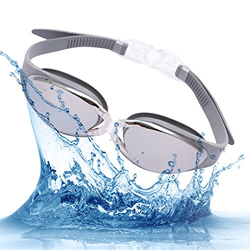 Profi Schwimmbrille – Antibeschlag – Wasserdicht – 180 ° Weitwinkel Sicht – GRATIS Schutzetui & Ohrstöpsel - 3