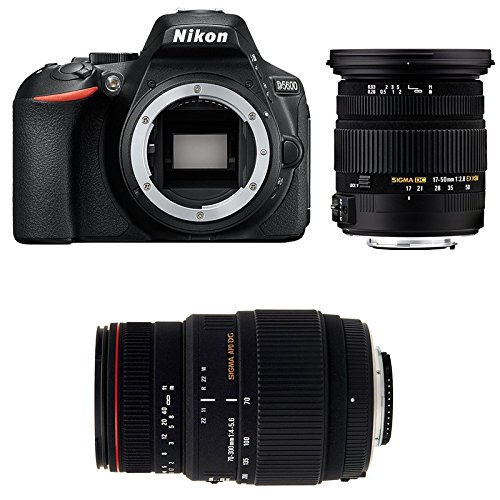 examen NIKON D5600 + SIGMA 17-50 DC OS HSM + SIGMA 70-300 DG APO MACRO