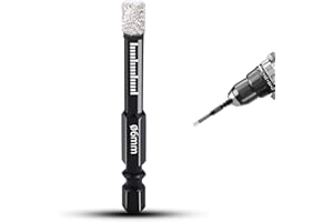 HAIMAYEE Broca Ceramica 6mm Broca Diamante Brocas Porcelanico para Gres Porcelánico, Azulejos, Vidrio, Baldosas, CeráMica, Piedra, Muro Con Todas Las Amoladoras Eléctricas y Angulares