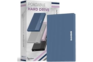 SUHSAI Disco Rigido Esterno da 1 TB HDD Backup Dati - Espansione di Memoria da 2,5" USB 3.0 Disco Rigido Portatile Compatibile con Mac, Desktop, PC, PS4, PS5 (Blu scuro)