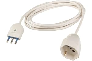 POLYPOOL Poly Pool PP2621S przedłużacz elektryczny 3 metry, wtyczka 16 A i gniazdo pluristardowe, biały