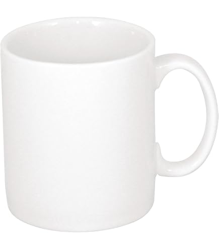 Craftelier Tazza In Ceramica Per Sublimazione 350 Ml – Bianca Con Interno Verde Scuro, Adatta A MugPress E Lavastoviglie, Manico Liscio - 4