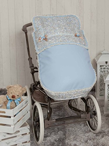 Babyline Caramelo - Saco para silla de paseo, color azul