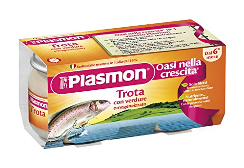 Preisvergleich Produktbild ( 5526 ) PLASMON (HEINZ ITALIA) PLASMON OMOG TROTA / VERD 80GX2P