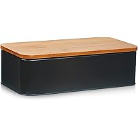 Boîte à Pain En Bambou Avec Couvercle – Design Moderne, Rangement Pratique Pour Pain Ou Snacks - 9