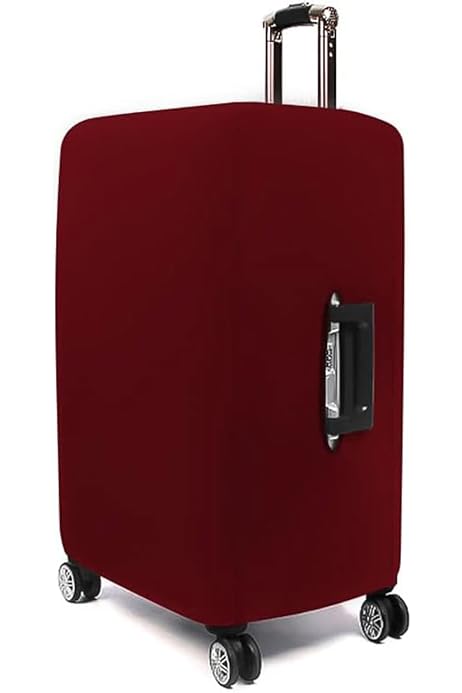 Housse De Protection Pour Valise XL - Polyester Élastique - Rouge - Protection Anti-Rayures