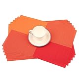 Perfekt als Wohn- und Innendekor:Stilvolle, rutschfeste Tischsets eignen sich hervorragend als Dekorationsartikel für Ihr Haus, beim Essen, in der Küche, dem Hotel und auch dem Büro.