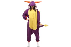 LBJR Pigiama Intero Donna Uomo Costume Carnevale Animali