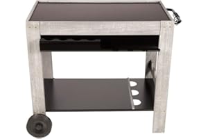 Somagic Perla desserte Plancha, Noir/Gris