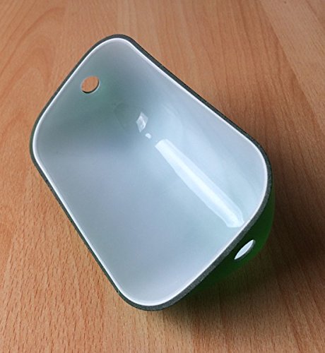 Lampenglas für Banker Lampe 15 cm, Ersatzschirm , Bankers-Glas ,Schirm ,Glas ,Glasschirm , Lampenschirm ,Ersatzglas für Bauhaus Stil ,Landhaus Tischlampe Leuchte in grün - 5