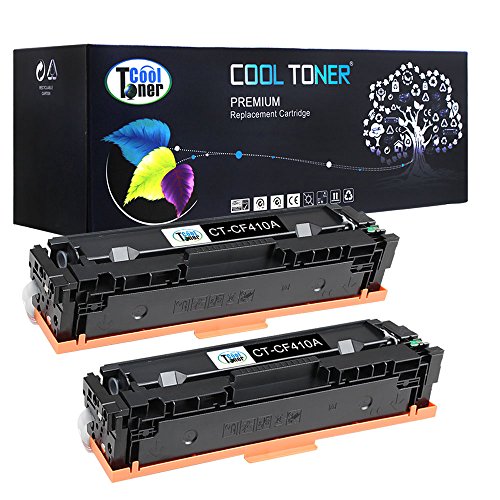 Cool Toner kompatibel Toner fuer CF410A 410A Schwarz fuer HP LaserJet Pro M452dw M452nw M452dn, MFP M377dw M477fnw M477fdn M477fdw, 2300 Seiten, Schwarz