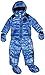 Diesel Nylon Baby Boy's 2 Piece Snowsuit Jacket with Salopettes Bright Branded Padded Mittens Blue 6 Months