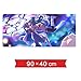 Produktbild Mauspad Cute Game Mouse Pad Große Größe [35.4 * 15.75 * 0.18 Inch] Erweitertes Keyboard Pad Wasserdicht, Mit Rutschfester Gummibasis, Glatte Oberfläche, Genähte Kantenfarbe, Abschnitt B
