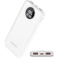 Power Bank, 10000mAh PD 22.5W QC3.0 Fast Charging powerbank, USB C Input and Output Portable Charger with LED Display Battery Pack for iPhone 16/15/14/13 Pro Max Series smartphone Android