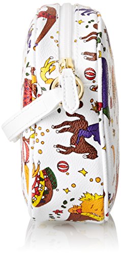 piero guidi Women's Sling Cross-Body Bag white Bianco (Neve)
