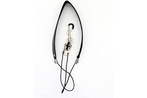 Soundman SNG-7 - Cintura Deluxe per Clarinetto - Cinghia in Pelle Regolabile con Gancio Extra Stabile