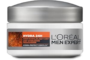 ‎L'ORÉAL L'Oréal Paris Men Expert Hydra 24H Krem do twarzy intensywnie nawilża, nietłusty, nielepiący się, 50ml