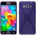 Produktbild PhoneNatic Case für Samsung Galaxy Grand Prime Hülle Silikon lila X-Style Cover Galaxy Grand Prime Tasche + 2 Schutzfolien