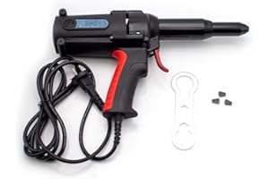 Toplionace Pistola Remachadora Eléctrica de Alta Resistencia de 220V, Herramienta de Remachado de Pistola de Clavos TAC700, Remachadora Ciega Eléctrica, 600W, 4,0-6,4MM, 16000N, Carrera de 25MM