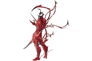 ZMOOPE 7 inch Carnage Action Figure,Venom Legends Series Movie Characters Figure Decor, Movie Statue Model PVC Doll Ornament for Bedroom Bedside Living Room, Red