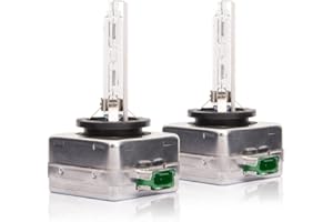 Ricoy D3S HID Xenon Lampadina di ricambio 12 V 35 W fari auto fari fari fari (confezione da 2) (6000 K)